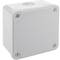 Caixa derivaçao saliente quadrado IP44halogênios livres LSZH 95x95x60mm