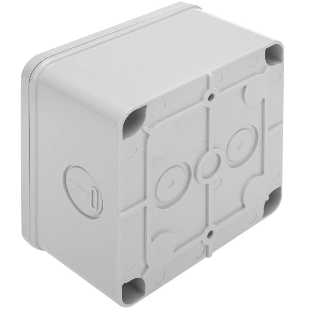 Caixa derivaçao saliente quadrado IP44halogênios livres LSZH 95x95x60mm