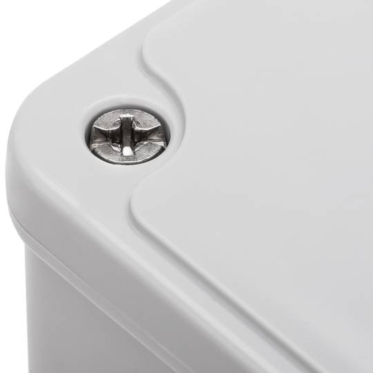 Caixa derivaçao saliente quadrado IP44halogênios livres LSZH 95x95x60mm