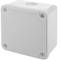 Caixa derivaçao saliente quadrado IP44halogênios livres LSZH 95x95x60mm