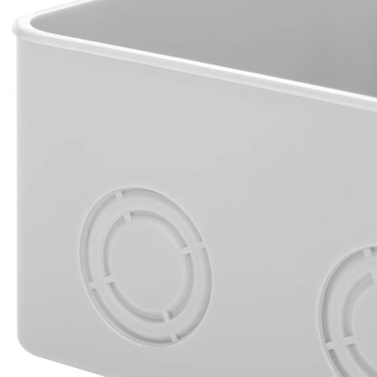 Boîtie de dérivation carré IP54sans halogènes LSZH 95x95x50mm