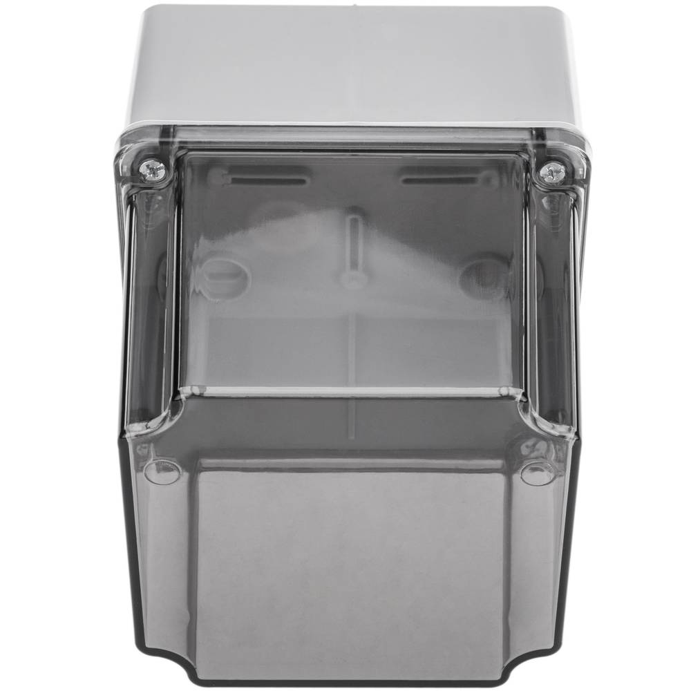 Caixa de superfície quadrada transparent IP44 lliure d'halògens LSZH 120x120x140mm