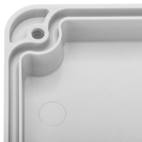 Rectangular surface junction box IP44 halogens free LSZH 120x225x80mm