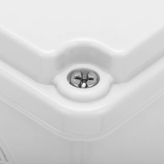 Rectangular surface junction box IP44 halogens free LSZH 120x225x80mm