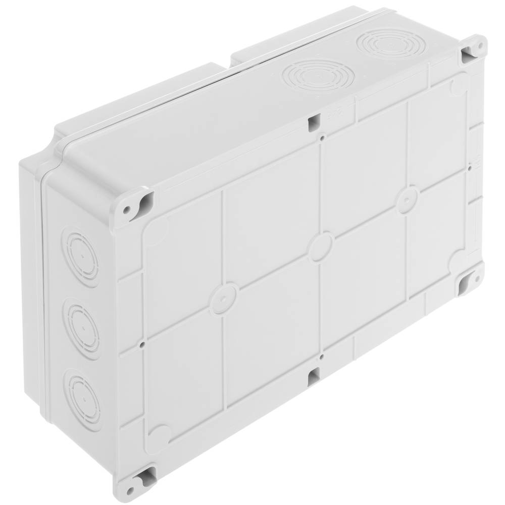 Caja de superficie rectangular IP44 libre de halógenos LSZH 210x300x90mm