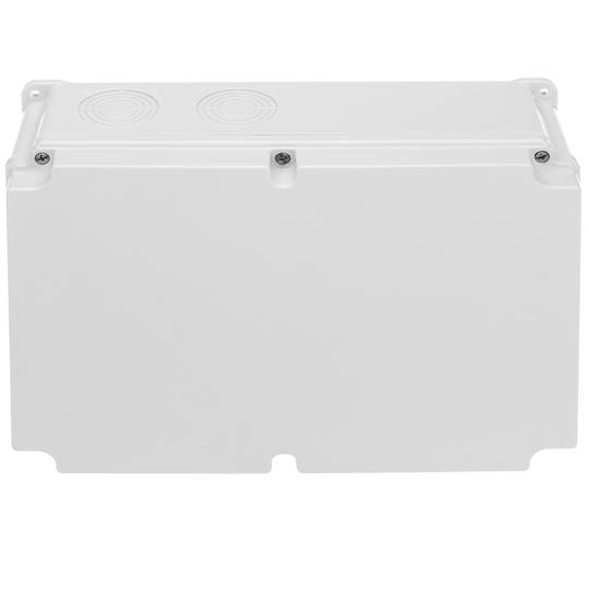 Caja de superficie rectangular IP44 libre de halógenos LSZH 210x300x90mm