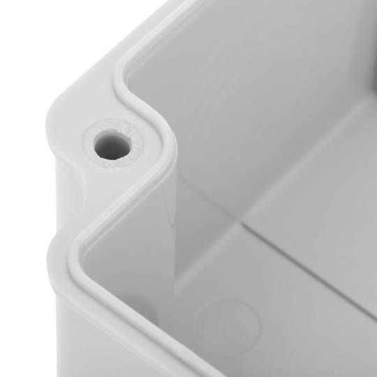 Caja de superficie rectangular IP44 libre de halógenos LSZH 210x300x90mm