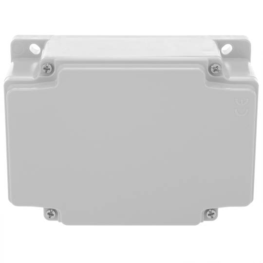 Caixa de superfície rectangular IP44 lliure d'halògens LSZH 120x170x70mm