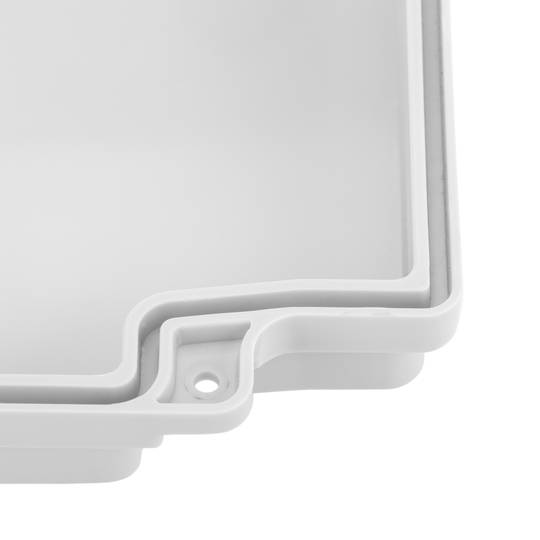 Caixa de superfície rectangular IP44 lliure d'halògens LSZH 120x170x70mm
