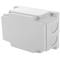Caixa de superfície rectangular IP44 lliure d'halògens LSZH 120x170x70mm