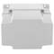 Caja de superficie rectangular IP44 libre de halógenos LSZH 120x170x140mm