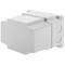 Caja de superficie rectangular IP44 libre de halógenos LSZH 120x170x140mm