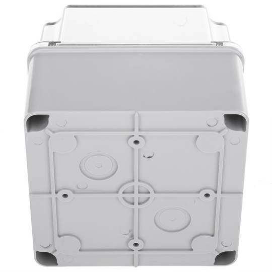Anschlusskasten für oberfläche rechteckig transparent IP44 halogene frei LSZH 80x80x36mm
