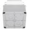 Anschlusskasten für oberfläche rechteckig transparent IP44 halogene frei LSZH 80x80x36mm