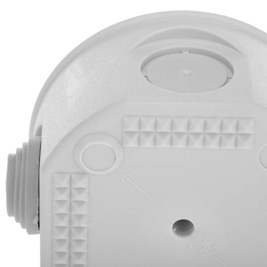 Caja de superficie redonda IP44 70x40mm