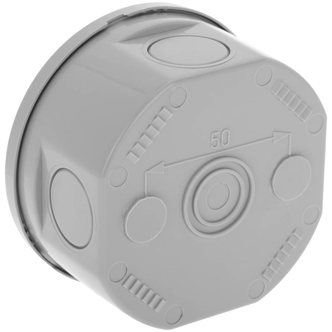 Roundsurface junction box IP44 85x45mm
