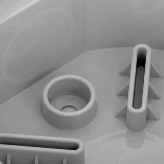 Roundsurface junction box IP44 85x45mm