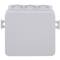 Square surface junction box IP44 85x85x40mm