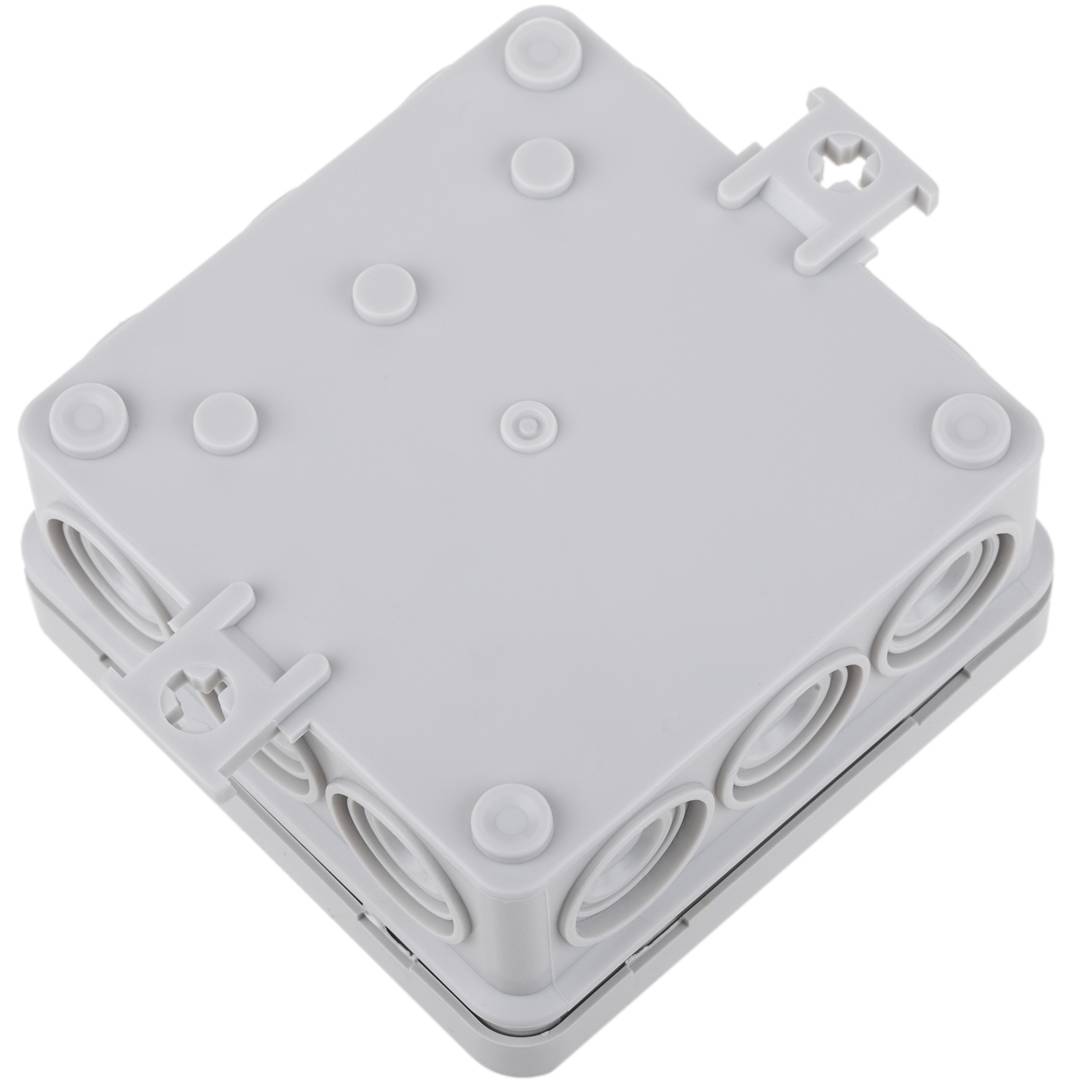 Square surface junction box IP44 85x85x40mm