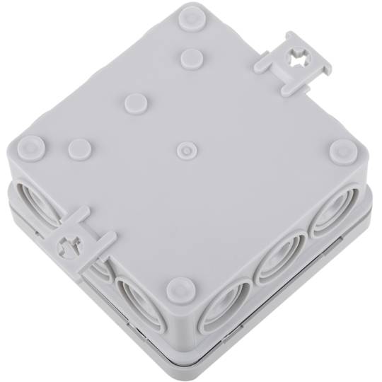 Square surface junction box IP44 85x85x40mm