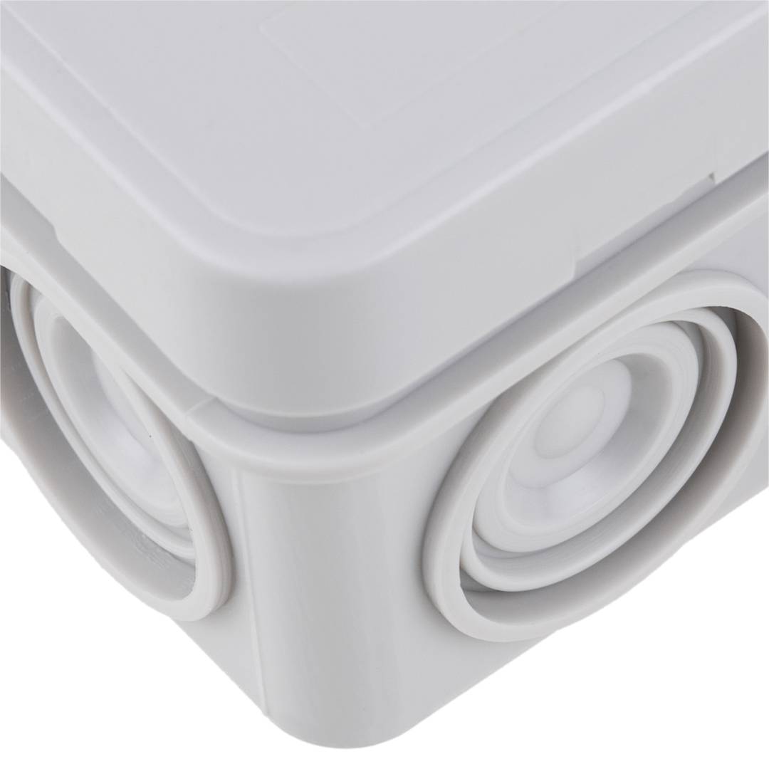 Square surface junction box IP44 85x85x40mm