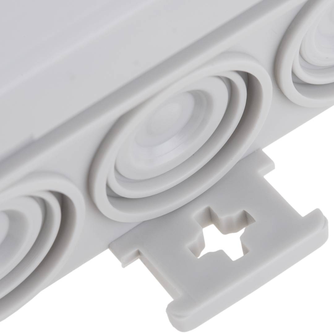 Square surface junction box IP44 85x85x40mm