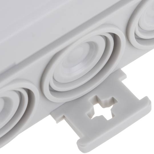 Square surface junction box IP44 85x85x40mm