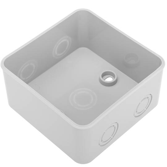 Caixa derivaçao saliente quadrado IP44 95x95x50mm