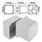 Boîtie de dérivation carré IP44 120x120x140mm