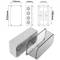 Caja de superficie rectangular transparente IP44 120x225x140mm