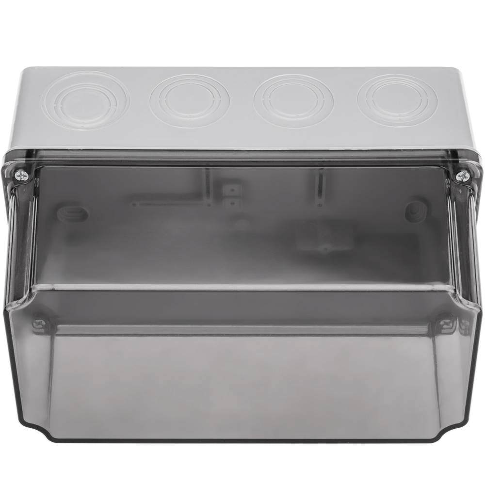 Caja de superficie rectangular transparente IP44 120x225x140mm