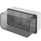 Caja de superficie rectangular transparente IP44 120x225x140mm