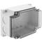 Caja de superficie rectangular transparente IP44 120x170x70mm