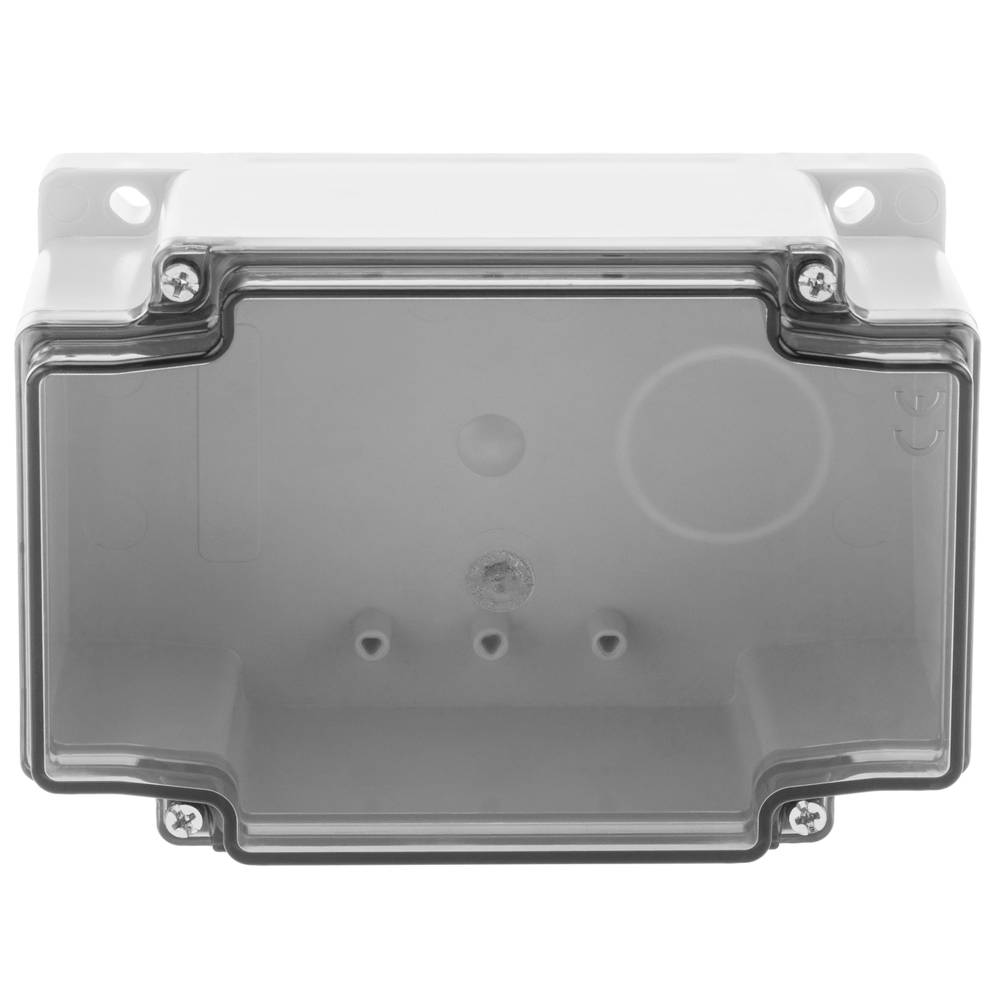 Caja de superficie rectangular transparente IP44 120x170x70mm
