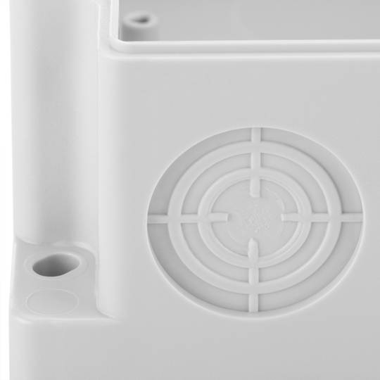 Caja de superficie cuadrada para protección y alojamiento de conexiones  eléctricas 150x70x150mm - Cablematic