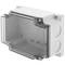 Caja de superficie rectangular transparente IP44 120x170x70mm