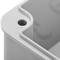 Caja de superficie cuadrada IP66 libre de halógenos LSZH 95x95x60mm