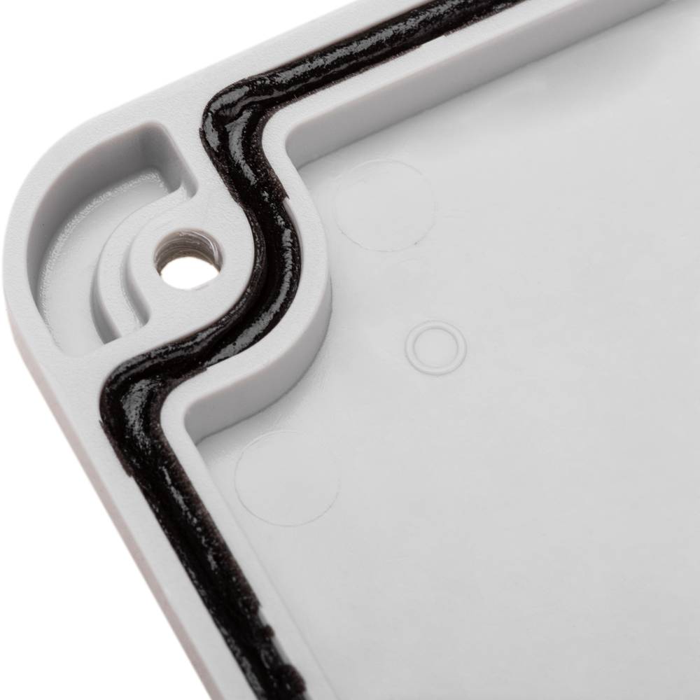 Caja de superficie cuadrada IP66 libre de halógenos LSZH 95x95x60mm