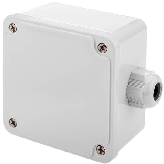 Caja de superficie cuadrada IP66 libre de halógenos LSZH 95x95x60mm