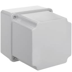 Caixa derivaçao saliente quadrado IP66 halogênios livres LSZH 120x120x140mm