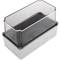 Caja de superficie rectangular transparente IP66 libre de halógenos LSZH 120x224x140mm