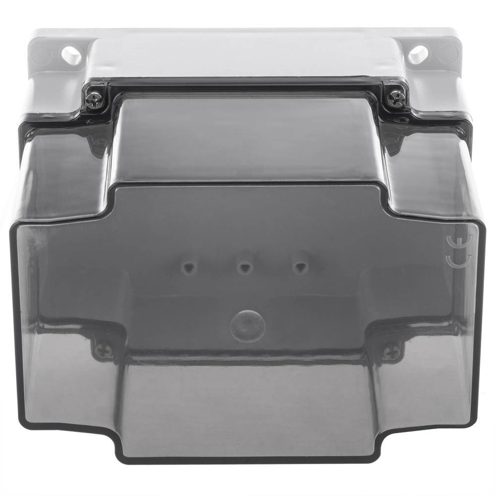 Caixa de superfície rectangular transparent IP66 lliure d'halògens LSZH 120x170x140mm