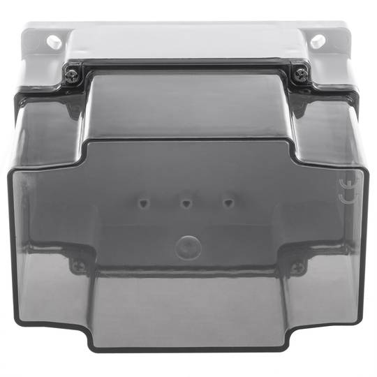 Caixa de superfície rectangular transparent IP66 lliure d'halògens LSZH 120x170x140mm