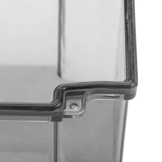 Caixa de superfície rectangular transparent IP66 lliure d'halògens LSZH 120x170x140mm