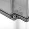 Caixa de superfície rectangular transparent IP66 lliure d'halògens LSZH 120x170x140mm