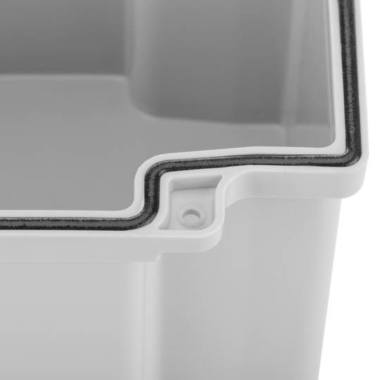 Caixa de superfície rectangular IP66 lliure d'halògens LSZH 120x170x140mm