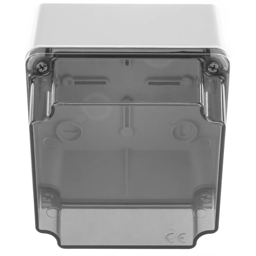 Anschlusskasten für oberfläche rechteckig transparent IP66 halogene frei LSZH 110x110x100mm