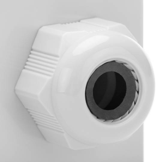 Anschlusskasten für oberfläche rechteckig transparent IP66 halogene frei LSZH 110x110x100mm