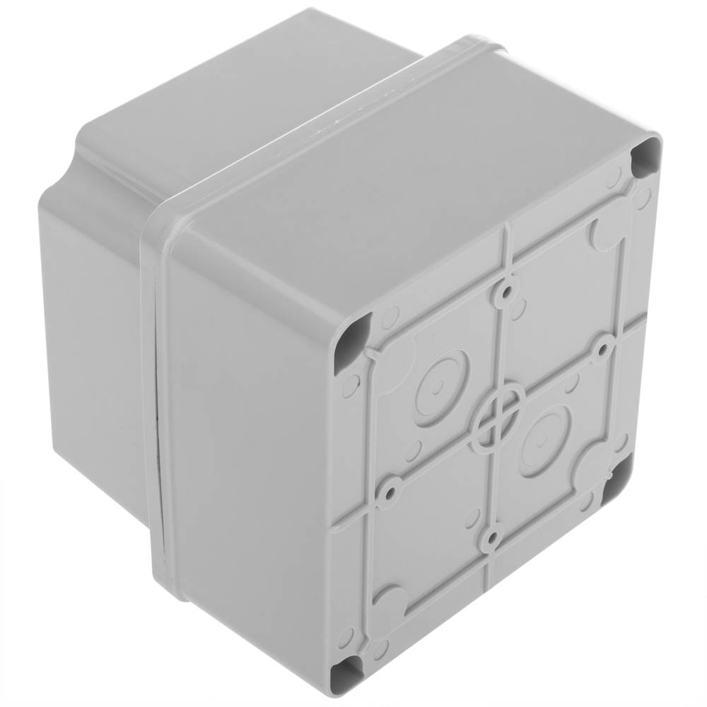 Caixa derivaçao saliente retangular IP66 halogênios livres LSZH 110x110x100mm