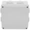 Waterproof box with square surface IP54 150x150x70mm